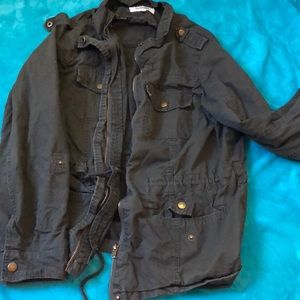 Green army jacket